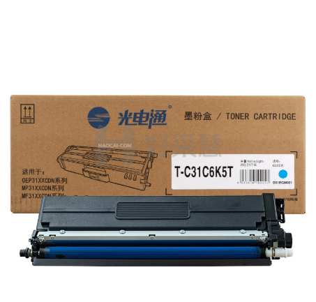 光電通/TOEC T-C31C6K5T 粉盒 青色（適用于OEP3110/3112/3115CDN、MP3100/3104/3105CDN打印機(jī))（支）